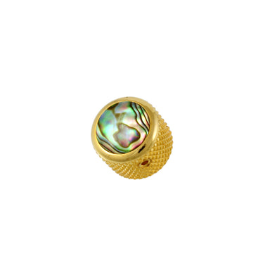 natural abalone gold knob