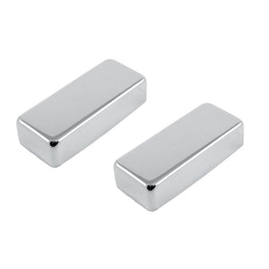 Allparts Mini Humbucking Pickup Cover Set No Holes (2 pcs)- Gold