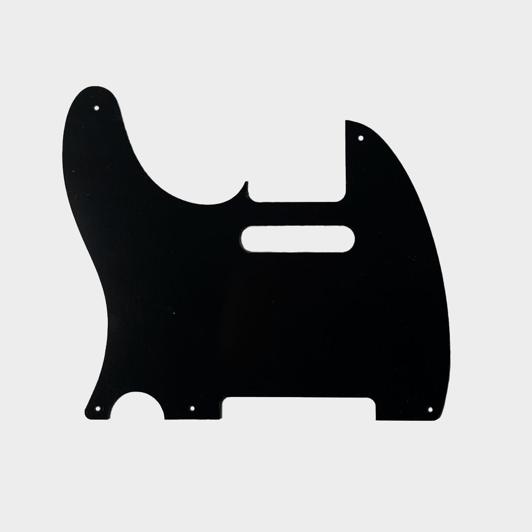 Left-Handed Black 5-hole Pickguard for Telecaster