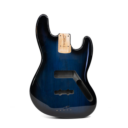 PRiMO Replacement Jazz Bass Body - Midnight Ocean Burst - Front