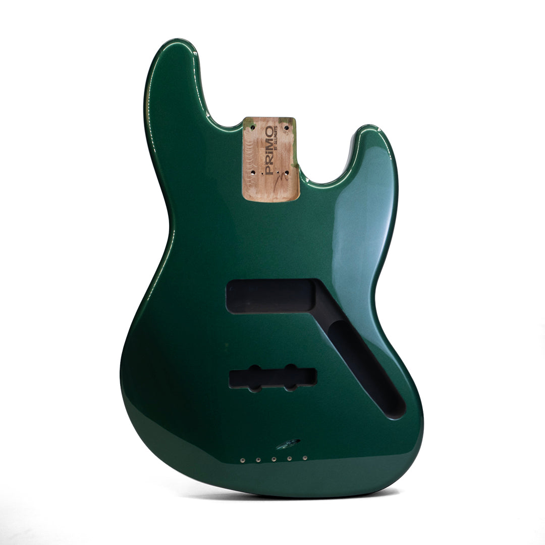 PRiMO Replacement Jazz Bass Body - Forest Green - Front