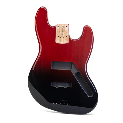 PRiMO Replacement Jazz Bass Body - Crimson Dusk - Front