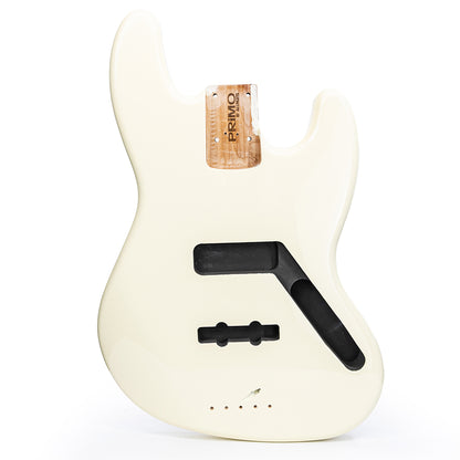 PRiMO Replacement Jazz Bass Body - Vintage White - Front