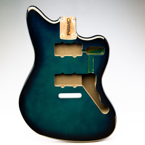 primo ocean mist jazzmaster body front view