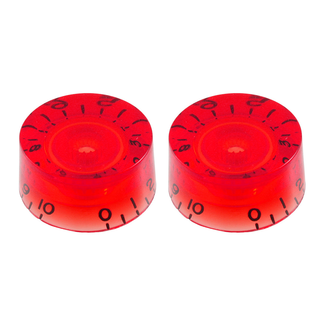 2 red volume knobs