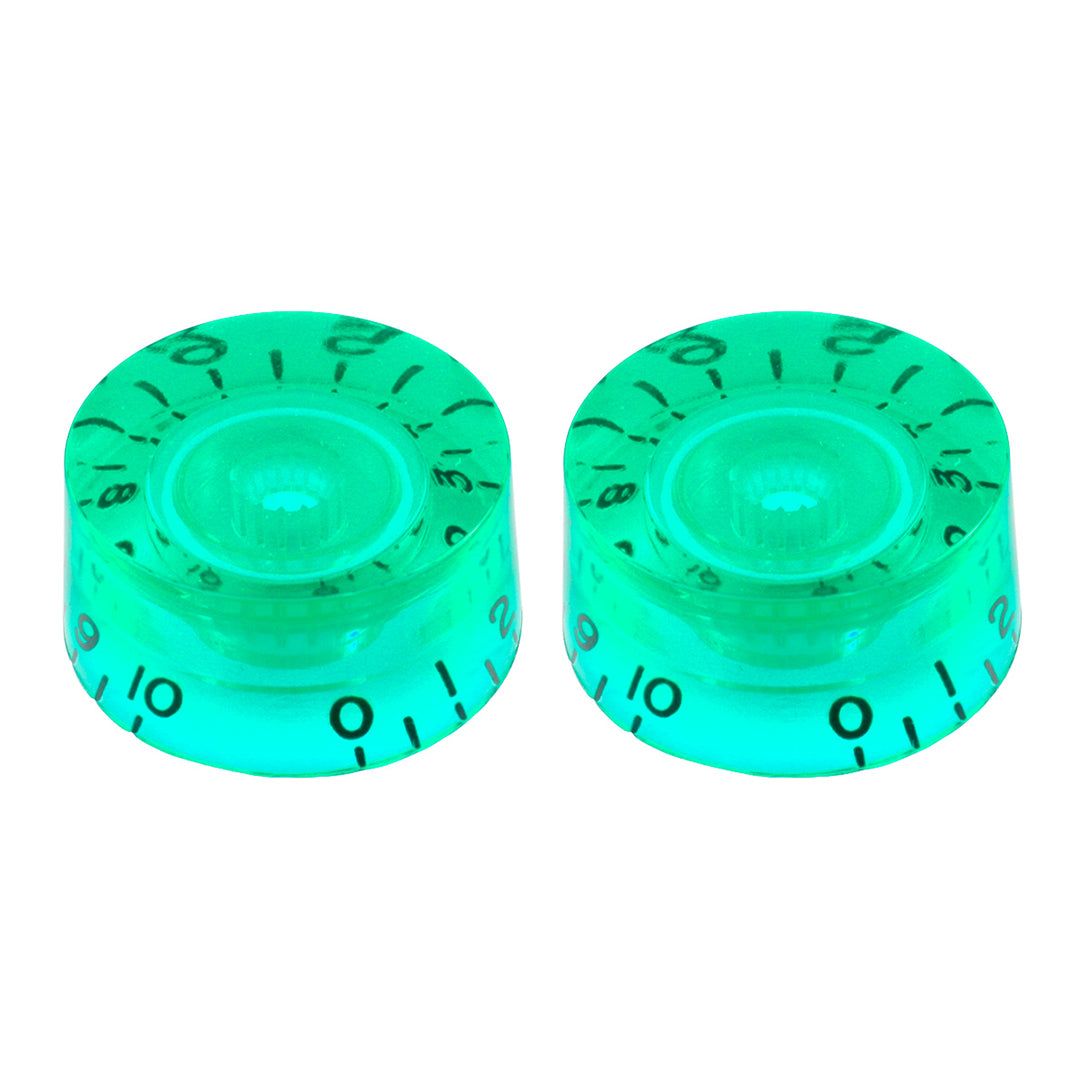 2 green volume knobs