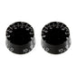 2 clear black left volume knobs upclose
