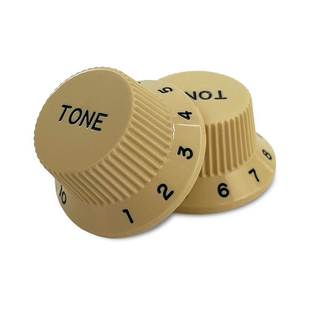 Set of 2 Plastic Tone Knobs for Stratocaster