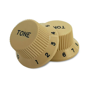 Set of 2 Plastic Tone Knobs for Stratocaster