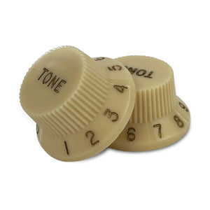 Set of 2 Plastic Tone Knobs for Stratocaster