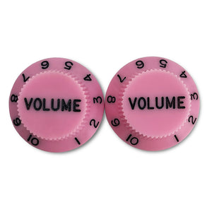 Set of 2 Plastic Volume Knobs for Stratocaster