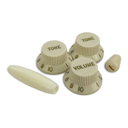 strat knob kit exploded view parchment