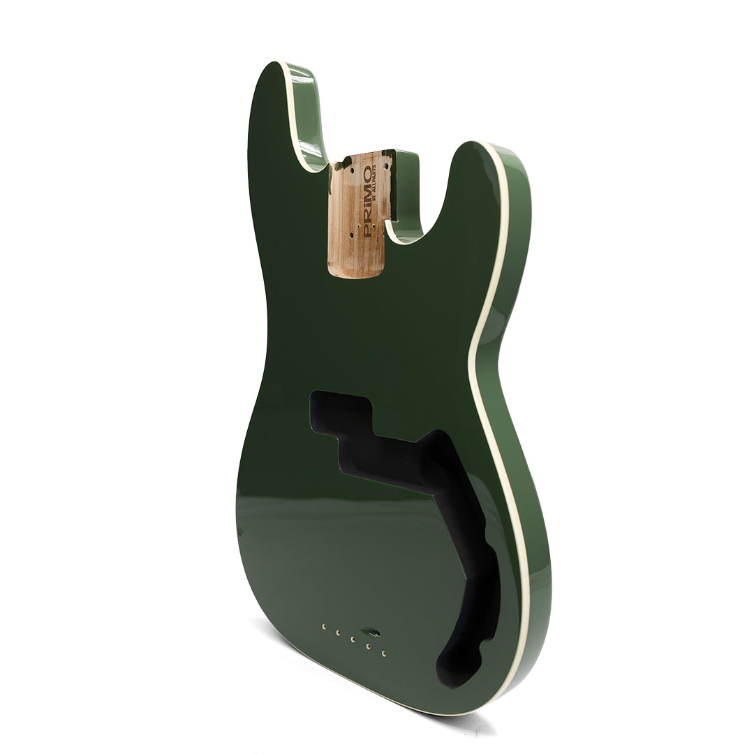 PRiMO Replacement Precision Bass Body - Burnt Sage w/ Cream Binding - Left