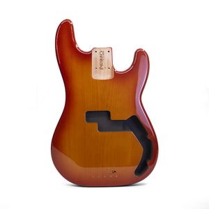 PRiMO Replacement Precision Bass Body - Heritage Burst - Front