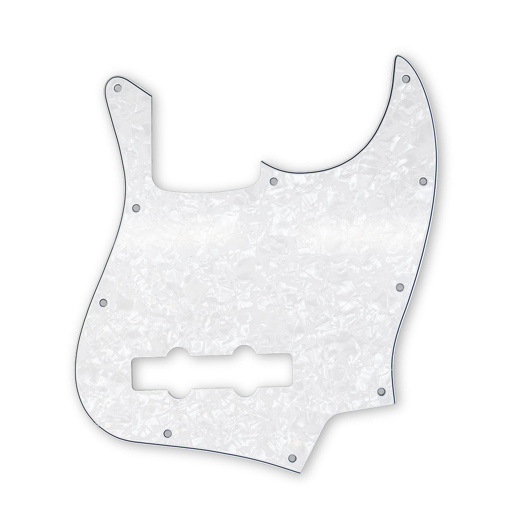 PRiMO Jazz Bass Pickguard - White Pearloid