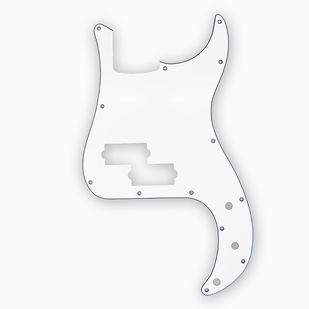PRiMO Precision Bass Pickguard - White