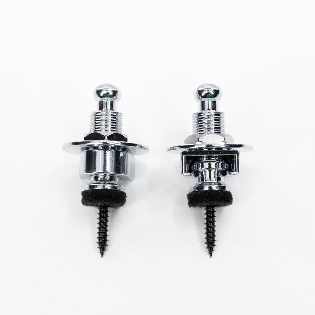 PRiMO Strap Locks - Chrome - Flat