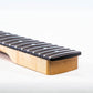 ap select birds eye maple strat neck angled heel view