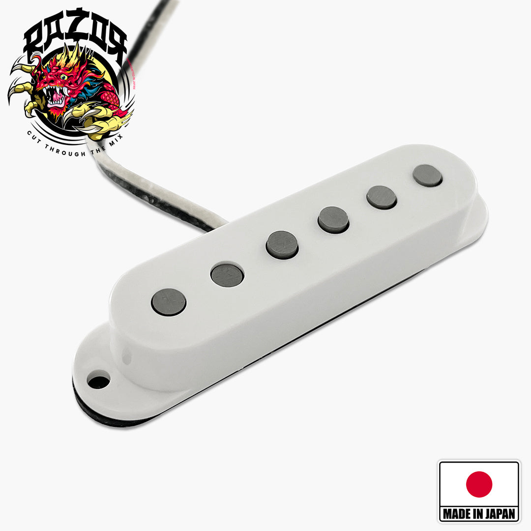 Razor® Mangetsu Full Moon Bridge Pickup For Stratocaster® - White