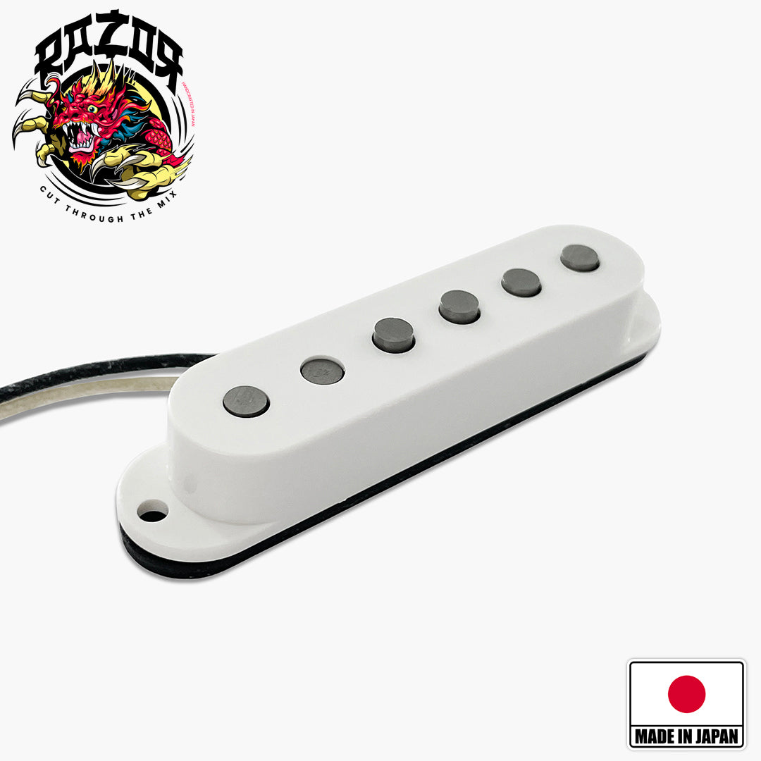 Razor® Sūpāmūn Super Moon Neck Pickup For Stratocaster® - White