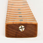 roasted maple strat neck heel view