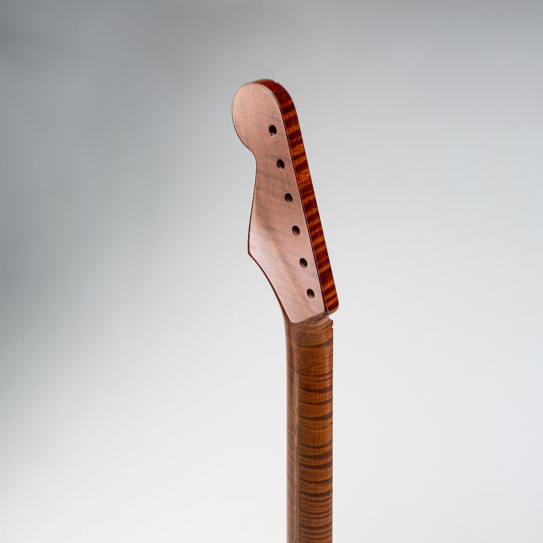 Allparts Select "Licensed by Fender®" AAA+ Roasted Flame Maple "VIN-MOD" Replacement Neck for Stratocaster® - Nitro Finish