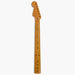 strat neck maple left front view