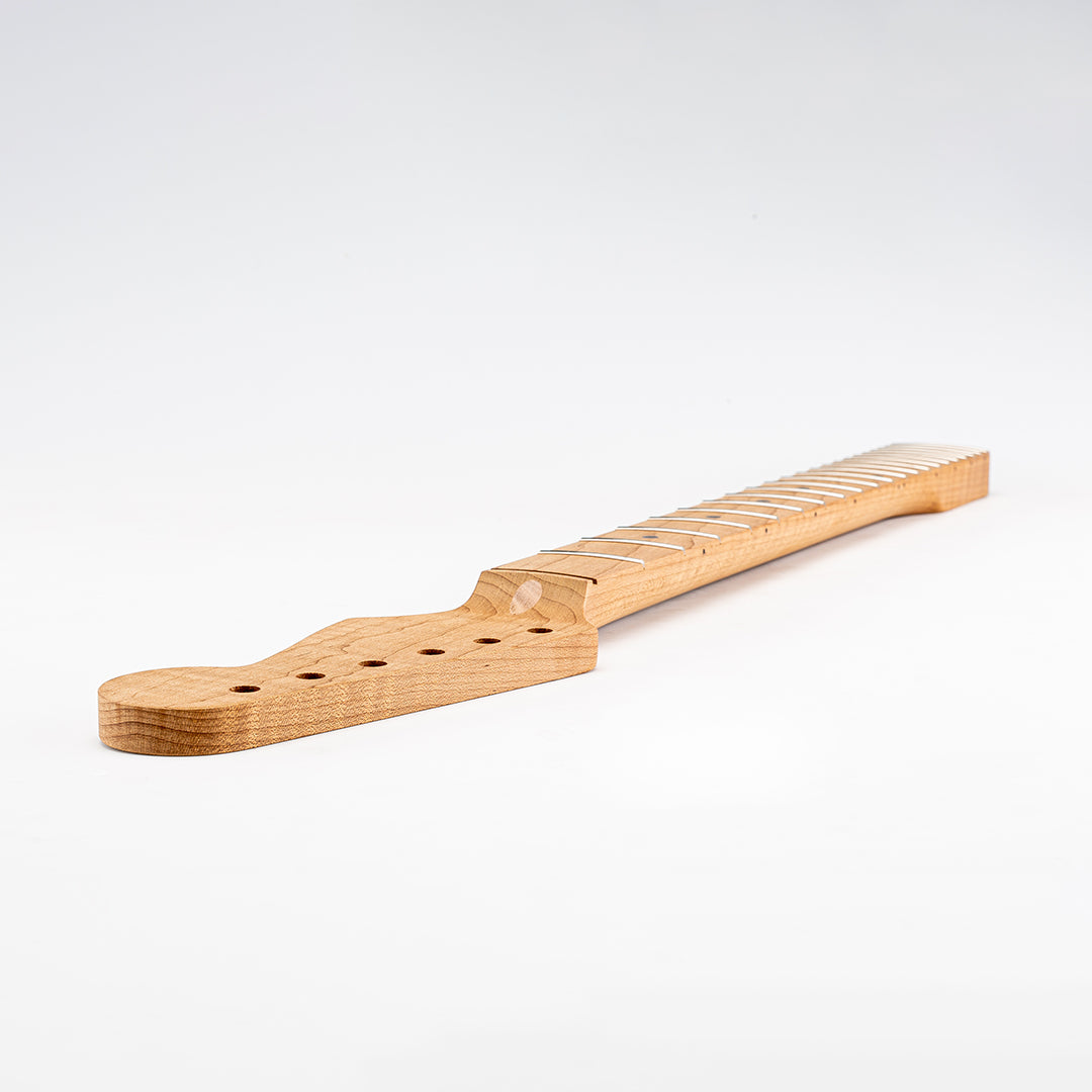 neck headstock bass side front view