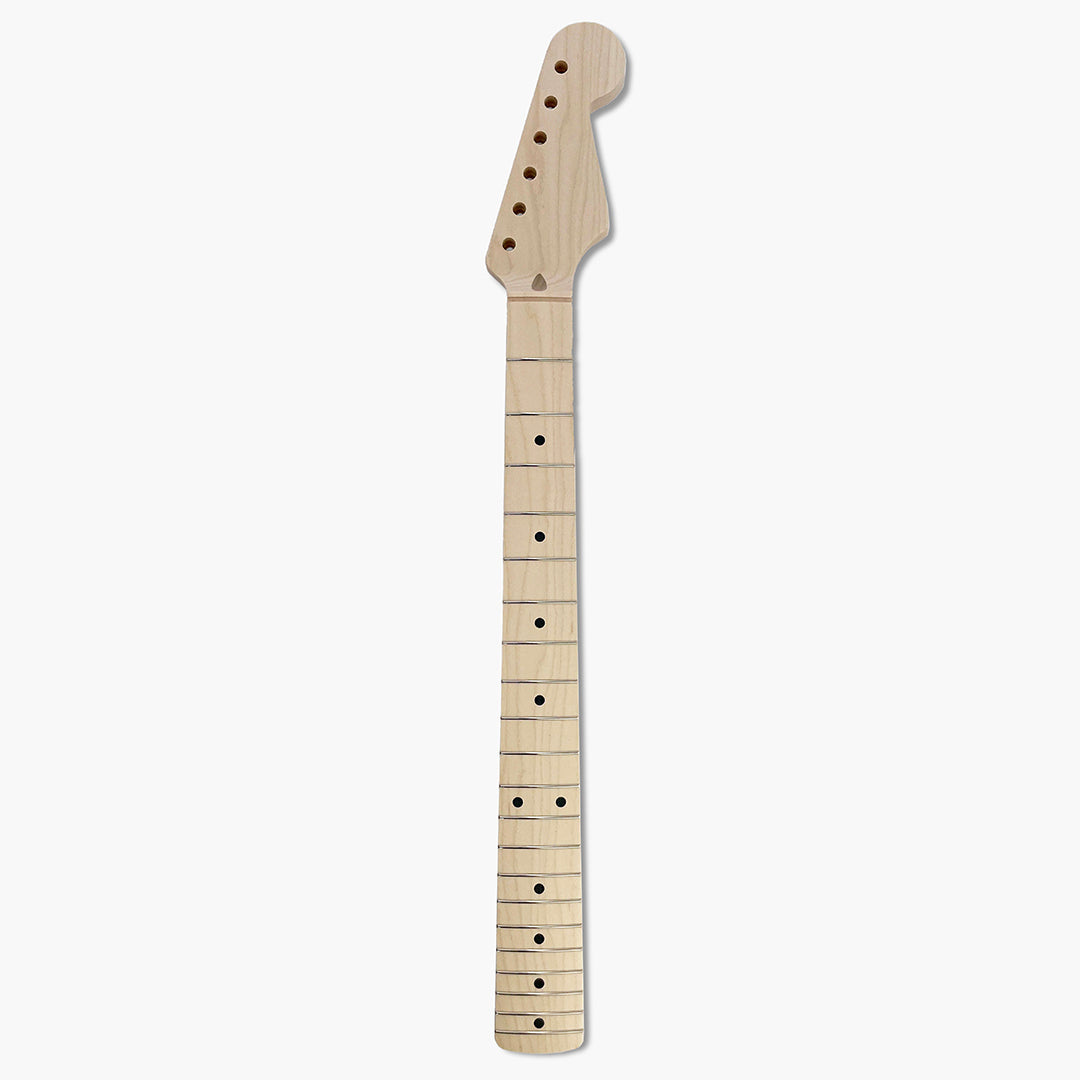 strat neck V  maple front view