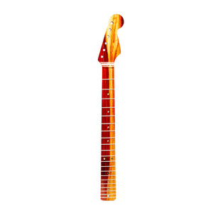 ap select padauk strat neck front view