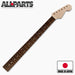 strat neck rosewood baritone front view logo