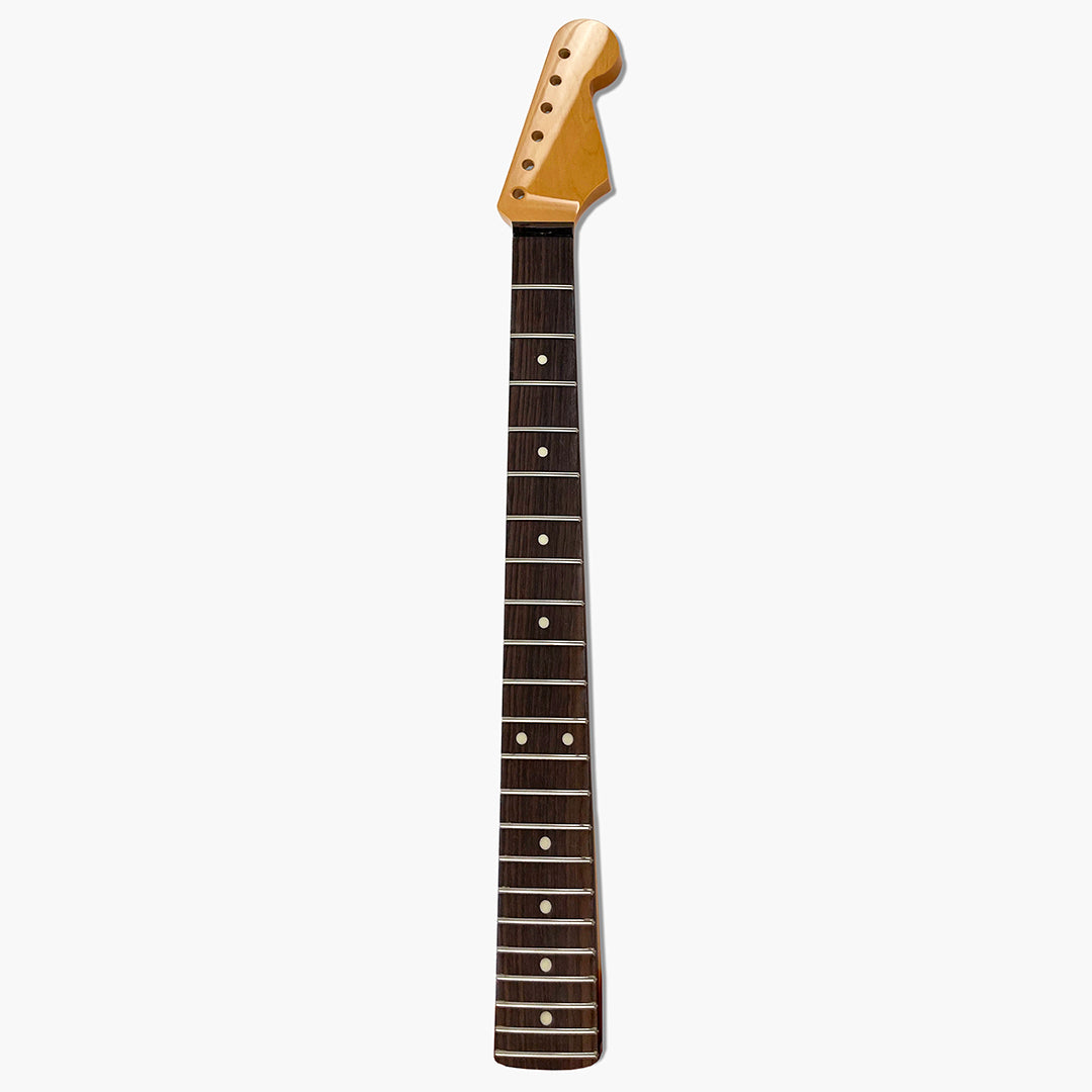 strat rosewood finished front view