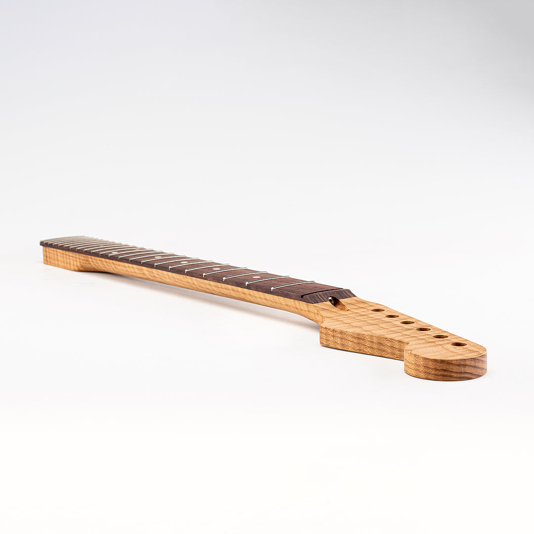 neck headstock treble side view