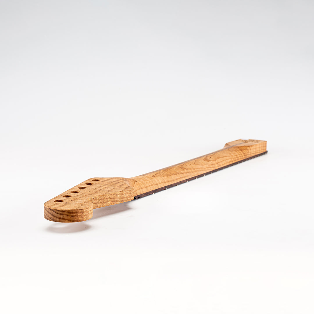 neck headstock treble side back view