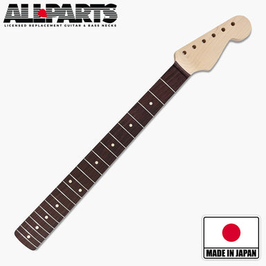 strat neck rosewood 62 front view logo