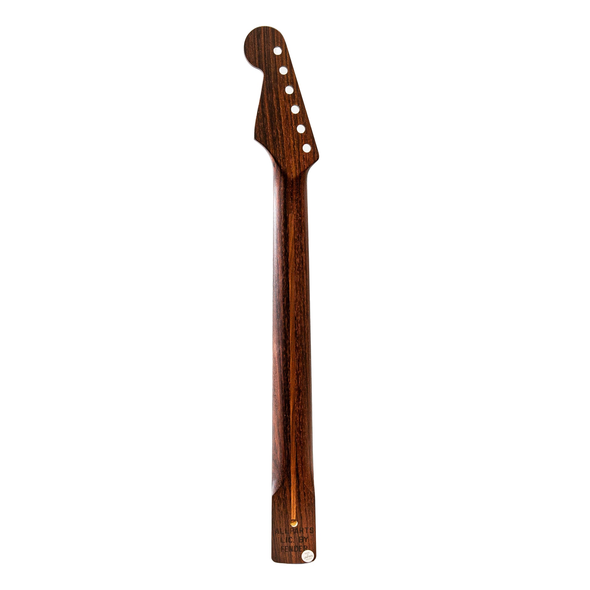ap select rosewood strat neck back view