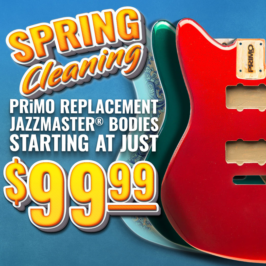 Spring Cleaning PRiMO Jazzmaster Replacement Bodies