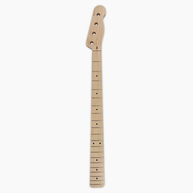 maple wooden guitar neck facing up