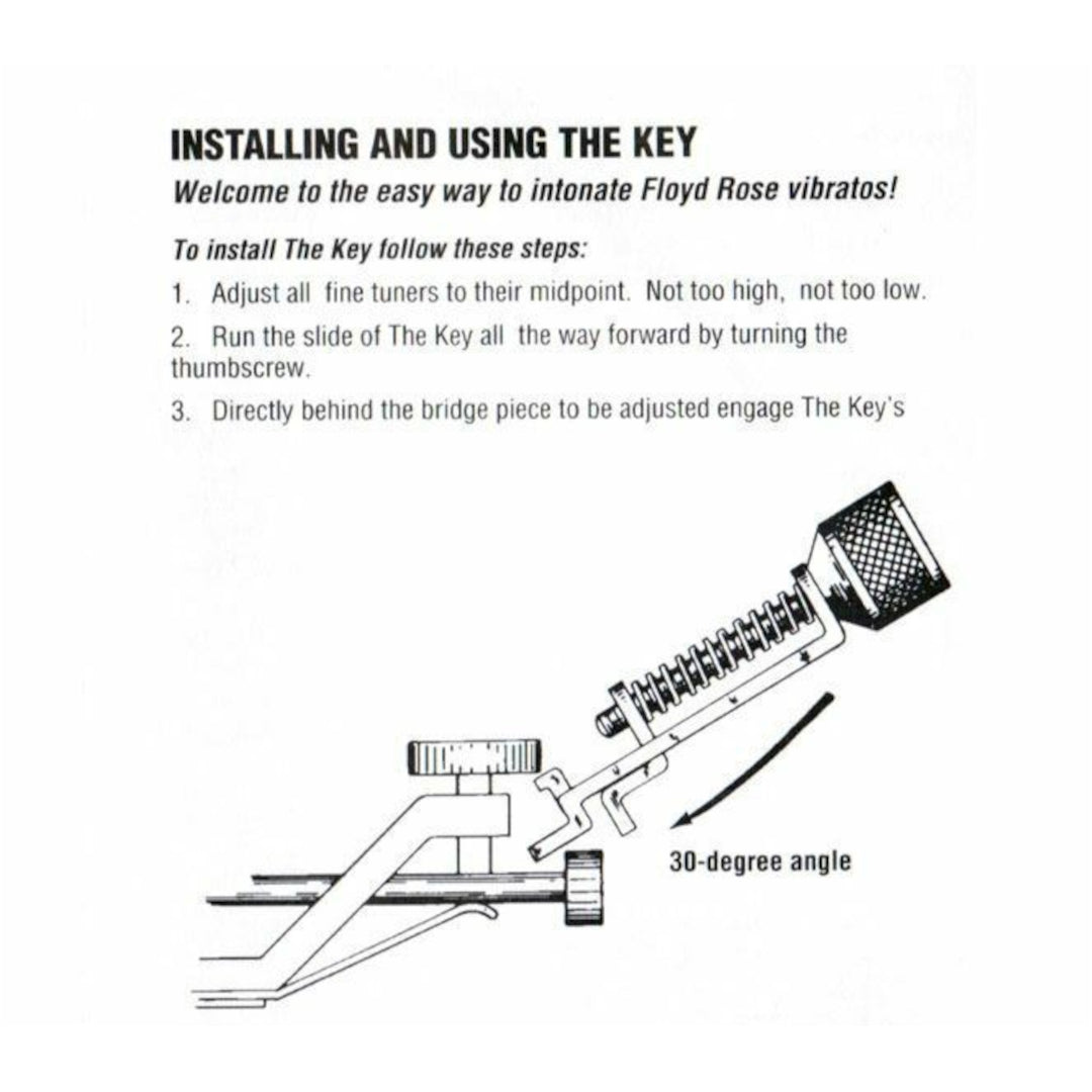 KEY intonating tool installing instructions