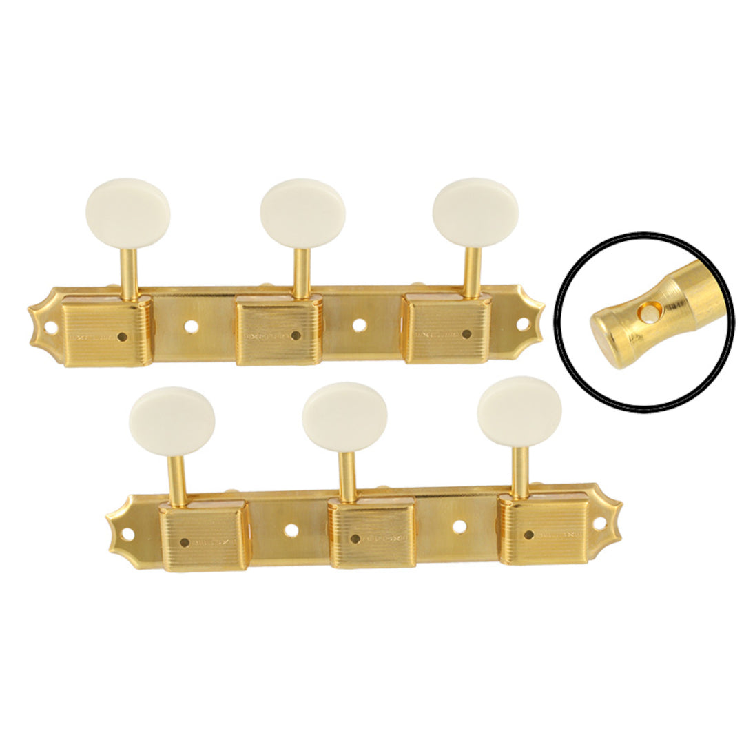 vintage style strip keys gold