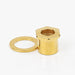 screw-in bushing and washer gold