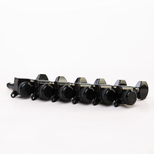 Allparts Top Lock Modern 6-in-line Mini Locking Tuning Keys - Black