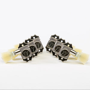 nickel true tune vin mod 3x3 keys w/ cream plastic keystone button 