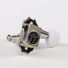 True Tune - Vin Mod 3x3 - White Oval Button - Nickel