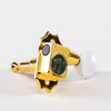 True Tune - Vin Mod 3x3 - White Oval Button - Gold
