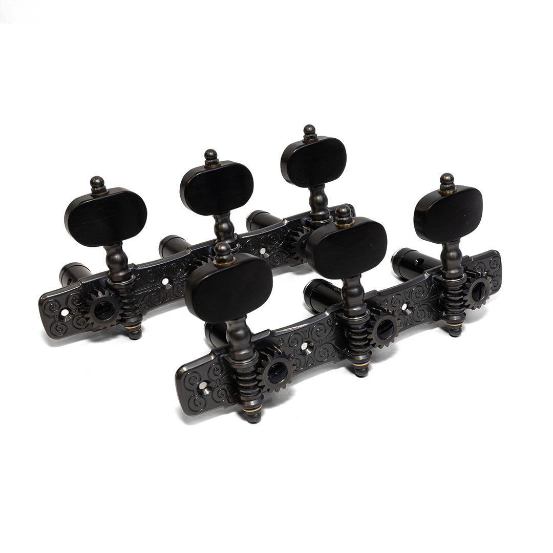 Gotoh Premium Classical Tuners, Pearl Black with EN Button