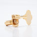 single bass key front view gold