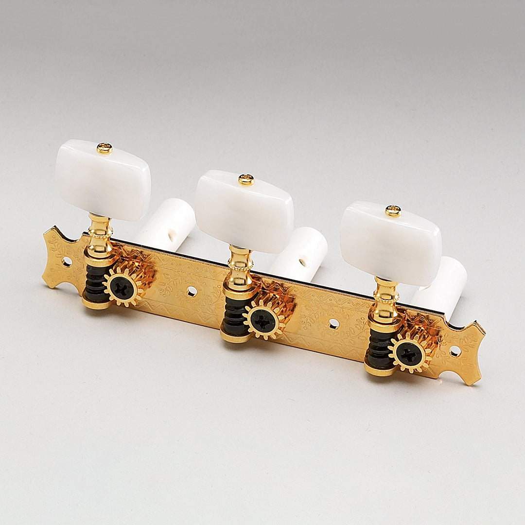 Gotoh 35G1600-2W Deluxe Classical Tuner Set Pearloid Buttons P 3886 Gotoh 35G1600-2W Deluxe Classical Tuner Set Pearloid Buttons P 3886