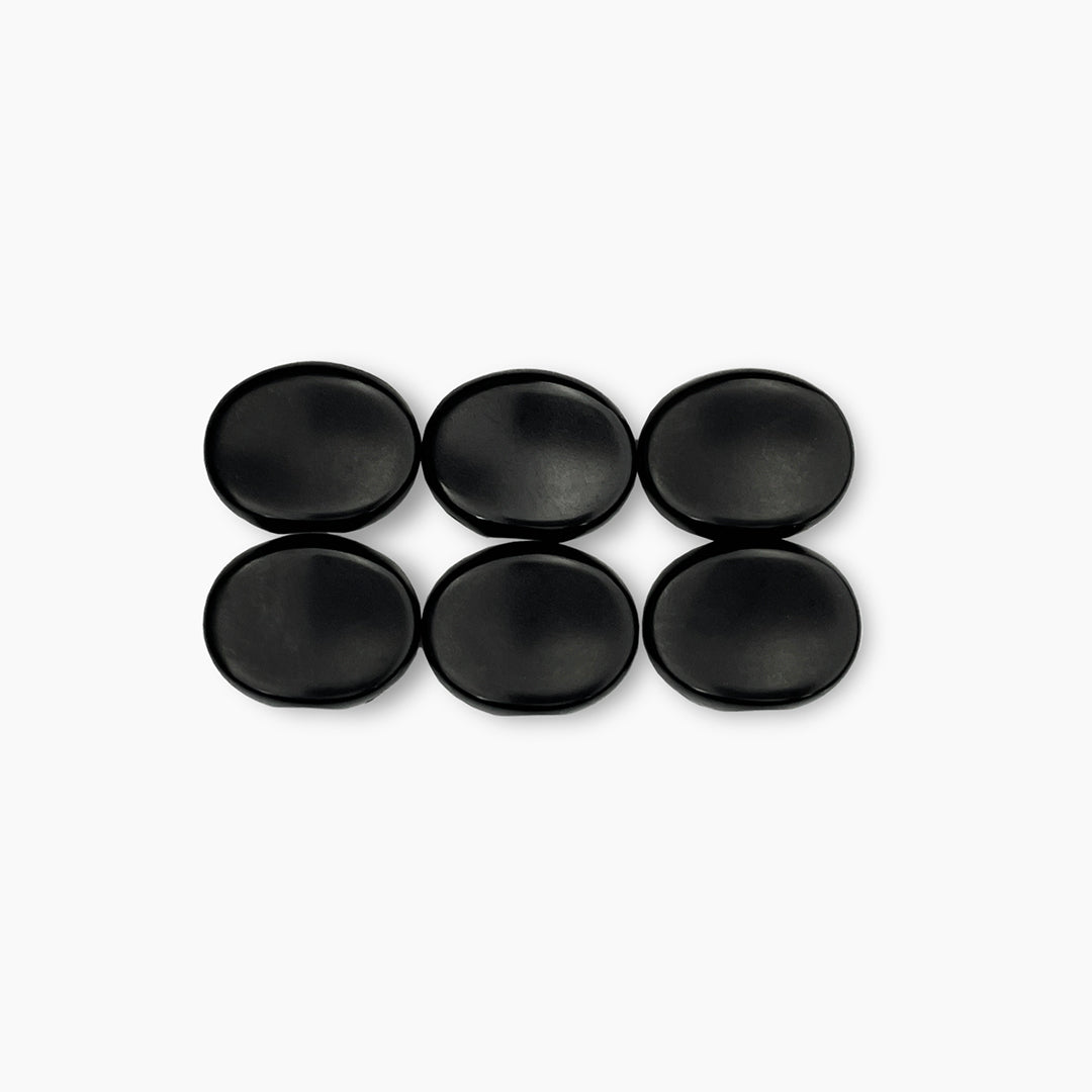gotoh plastic oval button set view black