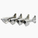 4 nickel bass keys inline style staggered 